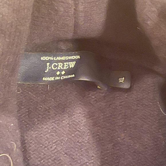 J. Crew 100% Lambswool Blue Cardigan Sweater Size XL. 6 - Picture 3 of 8